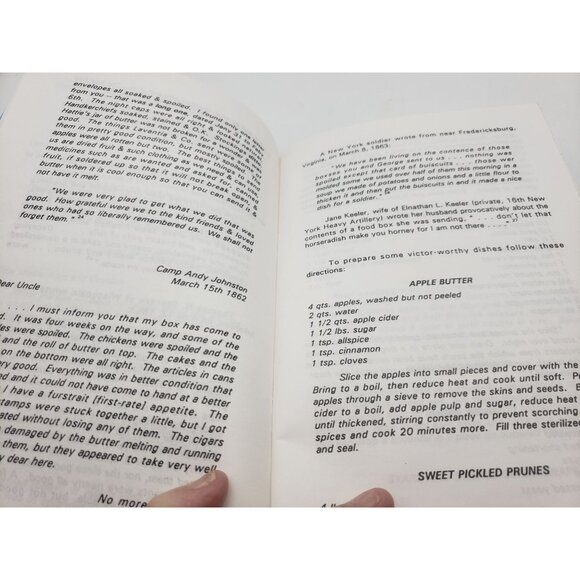 Mrs Billy Yanks Receipt Book Cooking On The Home Front 1861-1865 By Mitchell - Picture 5 of 8